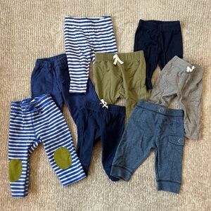 Baby Boy Pants Lot 6–12 Months Carter’s Gymboree Cotton Joggers 8 Pc